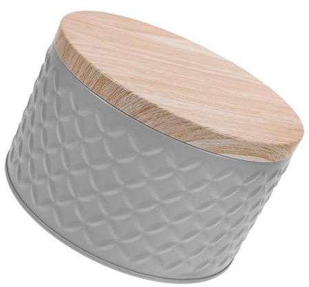 Lurrose Caja De Lata Para Galletas Metálica Con Tapa Hermética Para Dulces Repostería Pasteles Chocolates y Aperitivos Para Ocasiones Especiales y