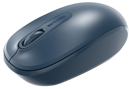 Incase Wireless Mobile Mouse 1850 – Designed by Microsoft – Compact, Comfortable, Right/Left Hand Use, 6-Month Battery Life, Nano Transceiver, Works with Mac/Windows 8/10/11 – Wool Blue