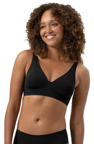 Mey Damen Triangle BH Bügellos Serie Simply Better Invisibles | Breite Träger, Verstellbare Träger, vierfacher verstellbarer Haken-Ösen-Verschluss, Extra flache Nähte, Gr. XS-XL
