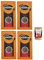 Motta Caffe L'Intenso, Caffè Macinato, caffe' italiano, Caffè Macinato, Italian Café moulu, convient pour cafetière Moka, Lot de 4x 250 gr + Italian Gourmet polpa