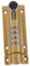 FOYTOKI Loquet à Combinaison Métallique Serrure Sécurisée Anti-Rouille Pêne Coulissant pour Portails Extérieurs et Portes en 1 pour Maison