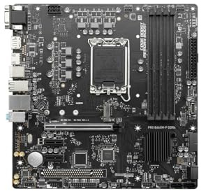 XYYZXKL Placas Base de Ordenador Placa Base Fit For MSI Pro B660M-P DDR4 Intel B660 LGA 1700 de 128 GB Compatible con i9-14900F 14700 13900 13100 12400 12100 CPU M.2 Micro-ATX