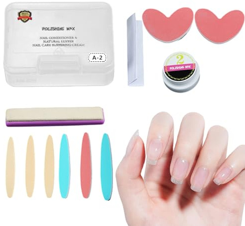 Kit di lucidatrice per unghie - Kit per manicure, per principianti e