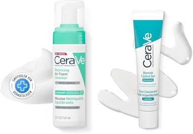 Cerave Balancing Reinigungsmousse 148 ml + Blemish Control Gel 40 ml