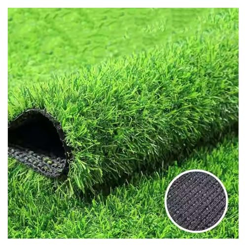 Kunstrasen 20mm Kunstrasen Outdoor Weiche Textur, Hohe Dichte Garten Rasen für Balkon, Innenhof, Fußballplatz, Hochzeit(1.5x4m/4.92x13.12ft)