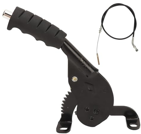 XCHYEAM Front Brake Lever Handbrake, ATV Brake Lever Handle with Cable, Durable Metal and ABS Construction for Kart ATV Motorbike Third Wheel Electric Vehicle Go - Kart