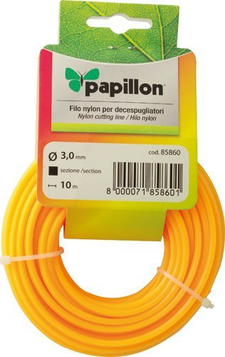 Papillon Filo DECESPUGLIATORE Nylon Quadro 4mm x 50mt
