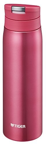 Tiger Bouteille d'eau 500ml Potable Droite Mini-Bouteille gravité Auto-Verrouillage Tasse Sahara rêve léger Inoxydable opéra Rose MCX-A050-PO
