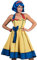 Popart Retro Neckholder Kleid für Damen - Gelb - Gr. 44 46