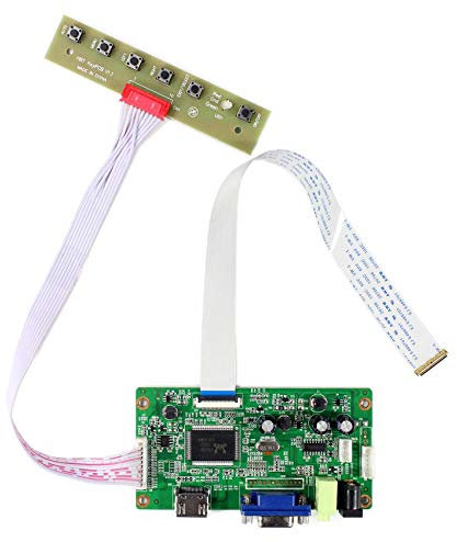 VSDISPLAY VGA LCD Controller Board Work for 17.3 Inch 1600x900 30 Pin EDP LP173WD1-TPE1 NT173WDM-N11 B173RTN01 B173RTN02 N173FGE-E13 LCD Screen Display