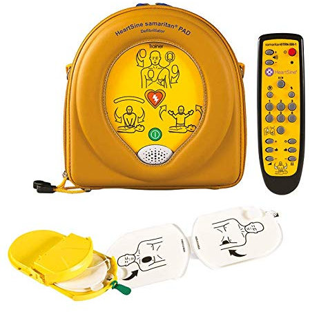 HeartSine PAD 500 Trainingsdefibrillator-Komplettset zum Herzdruckmassagetraining mit Defi-Einsatz