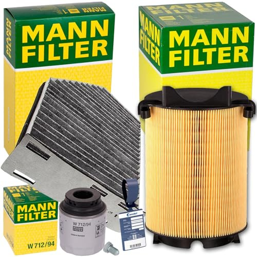 BandelOne enthält Mann Filterset Inspektionspaket für 1.2+1.4 Tsi Tfsi A3 8P Golf 6