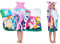 Franco My Little Pony Handtuch für Kinder mit Kapuze, Baumwolle, Frottee, 61 x 127 cm