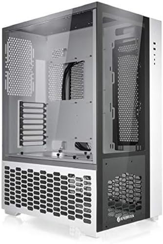 Raijintek Paean Premium Midi Tower PC Gehäuse, Tempered Glass Computergehäuse für PC Wandgehäuse, ATX Case, Computer Gehäuse Gaming mit gute kabelmanagement, Airflow Gehäuse Showcase (Weiß)