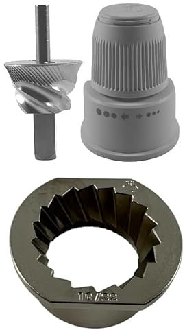 ERSATZ SET MAHLRING MAHLKEGEL EINSTELLEINHEIT GETREIDEMÜHLE PASSEND FÜR MESSERSCHMIDT UND KITCHENAID-MADE IN GERMANY
