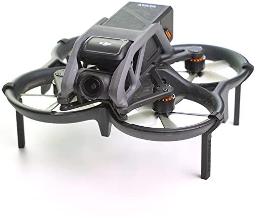 Landefüße, Landegestell passend für DJI Avata FPV Drohne, hight landing gear, Fahrwerk (Schwarz)