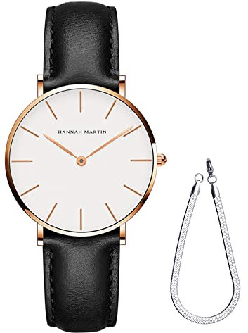 MUXIJIA Orologio da Polso da Donna - 3ATM Impermeabile Analogico al Quarzo Orologio Casual da Donna