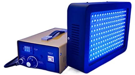 YZACK Energieregulierung 1500 W LED Ultravioletter UV-Schattenloser Kleber Optischer lichtempfindlicher Kleber 395 nm 365 nm 405 nm Harzhärtungslampe (Size : 1 UK, Color : 365nm)