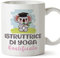 Mugffins Tazza in ceramica per ISTRUTTRICE DI YOGA donna 11 oz / 350 ml - In italiano - Koalificato/Koalificata - Idea regalo per compleanno, anniversario, natale, laurea