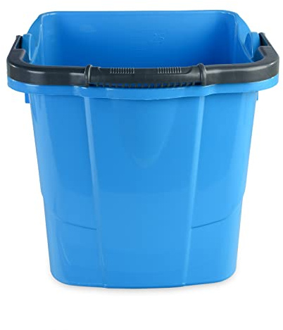 Hypafol 25 Liter Eimer (blau) mit ergonomischem Henkel und Skala zum Ablesen der Füllmenge | Putzeimer für den tägliche Gebrauch