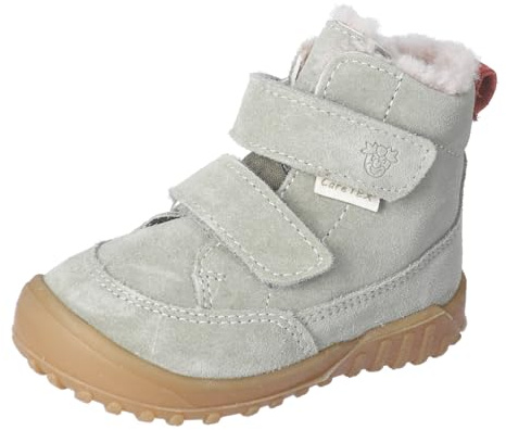 RICOSTA Jungen Winterstiefel DOMI, Kinder Lauflernschuhe, Weite: Weit, CareTEX, lammfell-Stiefel, wasserdicht, Winterboots, warm, eukalyptus (530), 26 EU