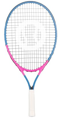 Racket Roots Rr Junior Racket 23 besaitet 215g Tennisschläger Blau - Pink Griffstärke 0