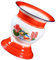 HOMSFOU 1Stk Spucknapf Reise töpfchen urinal Reise Bettpfanne kleines Metall Emaille Bettpfanne Toilette aus Emaille tragbares Töpfchen chinesischer Stil Container Urineimer Sitz Damen
