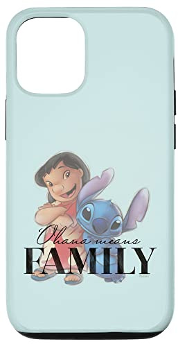 Disney 100 Anniversary Lilo & Stitch D100 Zitat Ohana Hülle für iPhone 12/12 Pro