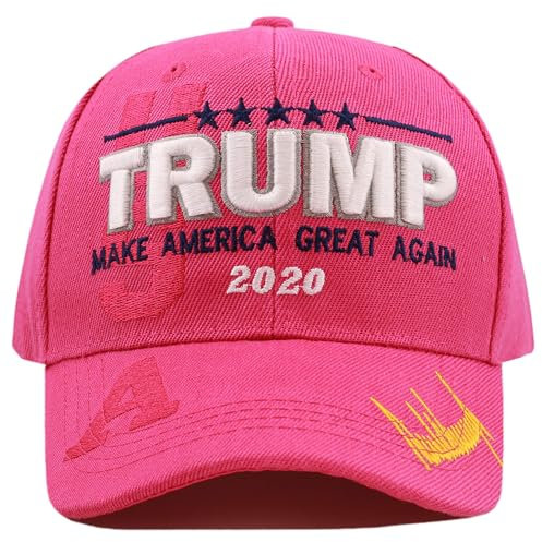 The Hat Depot Original exklusive Donald Trump Keep America Great/Make America Great Again 3D Signature Cap, Einheitsgröße