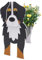 Durimi Planter Pflanztopf in Hundform | Charmante Gesichts-Blumentöpfe für Innen- und Außenpflanzen | Einzigartige Dekoration für Garten und Zuhause (Bernese Dog)