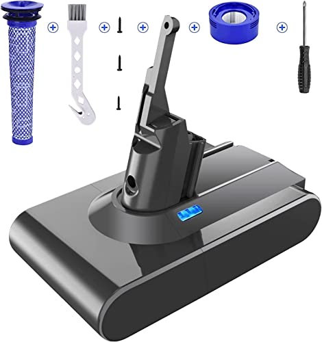 6.0h V8 Akku Ersatz-kompatibler für Dyson V8 215681 Ersatz-kompatibler V8 Animal/Absolute/Motorhead/Fluffy/SV10 Handheld Cordless Vacuum Lithium Ion 967834 05 Akku