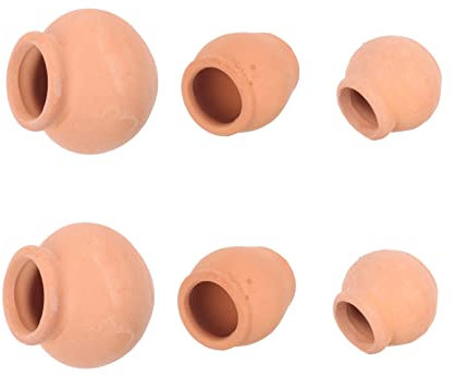 Gogogmee 3 Sets Elegante Keramik-blumentöpfe Pflanzenhalter Home Office Decor Feine Verarbeitung 6 Stück * 3