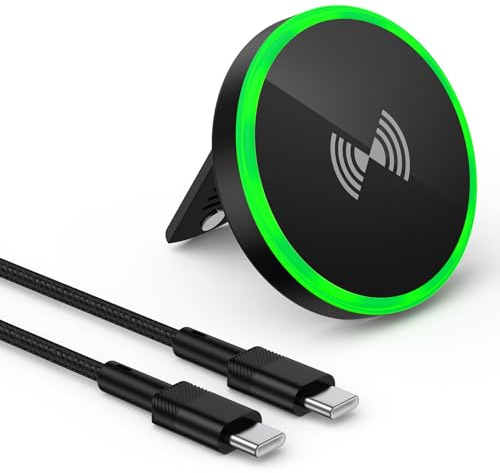 Mag-Safe ladegerät - 15W Wireless Charger iPhone Induktive Ladestation iPhone Handy Ladestation mit Mag-Safe Kabellosen Ladepad Induktions für iPhone 12/13/14/15/16 Serie und AirPods 2/3/4/Pro 2 | Magnetisches Wireless Charger, Induktive Ladestation Handy Ladestation, für iPhone 12/13/14/15/16 Serie AirPods 2/3/4/Pro