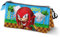 Sonic The Hedgehog - SEGA Knuckles Run-Estuche Portatodo Triple, Multicolor, 23 x 11 cm