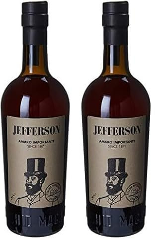 Jefferson Liquore Amaro, 70cl (Confezione da 2)