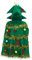 Generico Costume da albero di Natale Costume da albero di Natale da donna, con fiocco, con cappuccio, per feste e cosplay Gonna dell'albero di Natale con cappuccio di festa donne vestito Carnevale