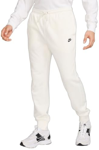 Nike Men's Club Ft Sweatpants, Sail/Sail/Black, 3XL