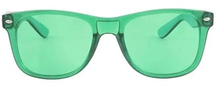 RobRia Color Therapy Glasses - Chromotherapy Tinted Lens Glasses, Scratch-Resistant Lenses with Premium Frames