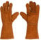 Well Home Guantes de Barbacoa de Cuero XL para tus parrillas color Marrón