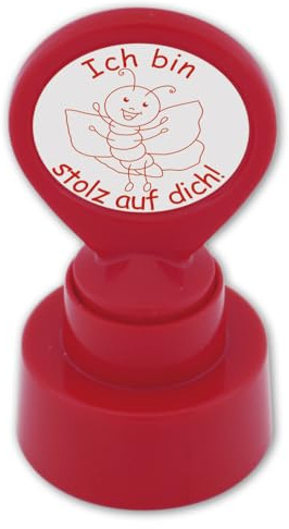 TimeTEX Siebdruck-Stempel Perpetuum rund 25 mm ø - Ich bin stolz auf dich - TimeTEX 62011