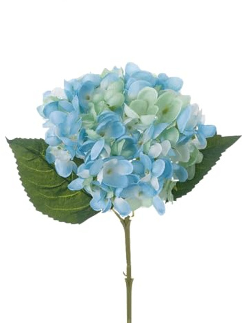 Vayliro Künstliche Blumen Hortensie Wie Echt Hortensienblüten Blumensträuße | Kunstblumen Realistische Hydrangea Blumen Hochzeitshortensien für Hochzeit Zuhause Party Tischdekoration,3 Bund,Dunkelblau