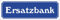 WERBEPUNKT. Schild im Straßenschild-Design Ersatzbank 30 x10 cm Alu-Verbund
