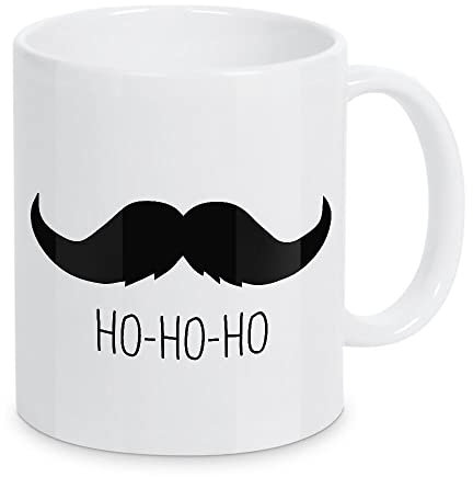 artboxONE Tasse Ho Ho 3 von AB1 Edition - Kaffeetasse Typografie