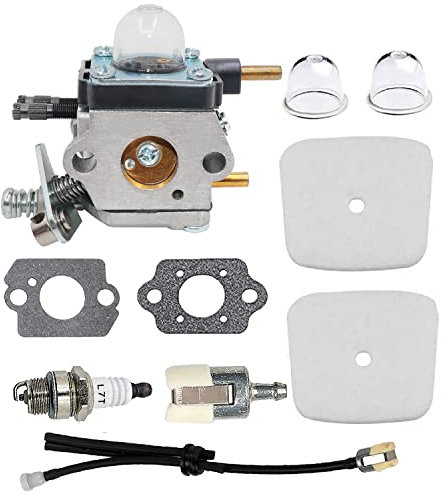 Hippotech Carburateur C1U-K54A pour ZAMA C1U-K17 C1U-K27 C1U-K27A C1U-K54 C1U-K46 C1U-K82 pour Mantis 7222 7222E 7222M 7225 7230 7234 7240 7920 7924 cultivateur de barre franche