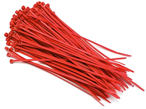 HellermannTyton T50R2M4UL Kabelbinder, 20,3 cm, Rot
