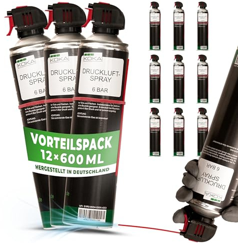 12x Druckluftspray 6 Bar