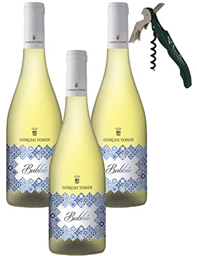 Sicilia Bedda - Babbìo Gorghi Vino Leggermente Frizzante - Terre Siciliane Terre Siciliane IGP Grillo, Zibibbo, Damaschino - 750 Ml - Biologico Sicilia (Box 3 Bottiglie)