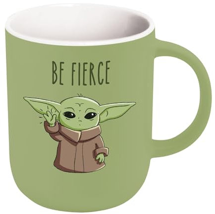 STAR WARS Grogu Be Fierce 16oz Cappucino Mug