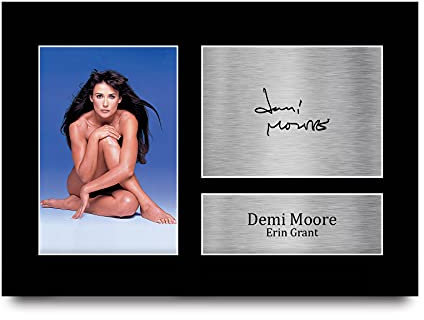 HWC Trading A4 Demi Moore Striptease Geschenke Gedruckt, Signiert Autogramm Bild Für Film-Erinnerungsstücke-Fans - A4 Eingerahmt