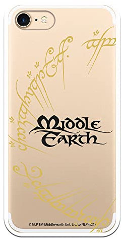 Personalaizer Originale Hülle kompatibel mit iPhone 7 oder iPhone 8 oder SE 2020 mit einem LOTR Middle Earth Half Ring Design